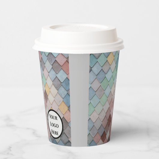 Vierkant Papieren Bekers (Links)