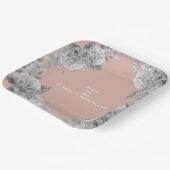 Vierkant Papieren Bordje (Gebogen)