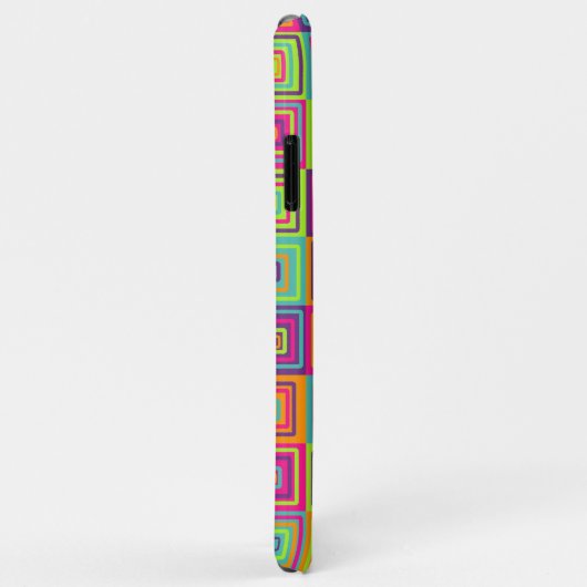 Vierkant Patroon Case-Mate iPhone Case (Achterkant/rechts)