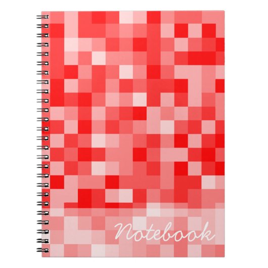 Vierkant patroon notitieboek (Voorkant)