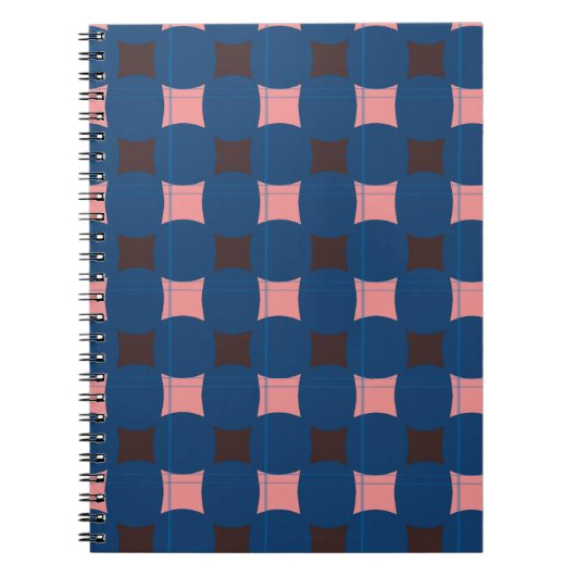vierkant patroon notitieboek (Voorkant)