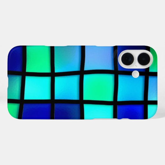 Vierkant patroon telefoonhoesje Case-Mate iPhone case (Achterkant (horizontaal))