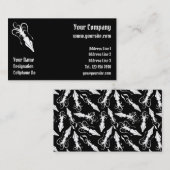 Vierkant pictogram Wit horizontaal Visitekaartje (Voorkant / Achterkant)