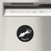 Vierkant pictogram wit magneet (Insitu (Vaatwasser))