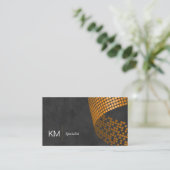 Vierkant pixelpatroon | huisstijl visitekaartje (Staand voorkant)