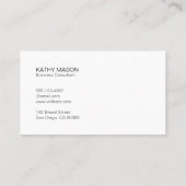 Vierkant pixelpatroon | huisstijl visitekaartje (Achterkant)