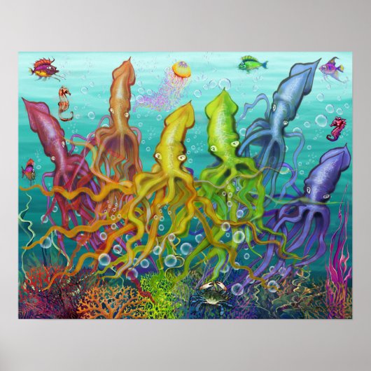 Vierkant Poster (Voorkant)