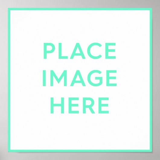 Vierkant Poster Print 12" x 12" (Voorkant)