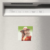 Vierkant raken mijn foto's personaliseren aangepas magneet (Insitu (Vaatwasser))