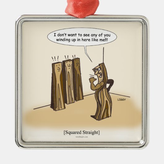 Vierkant recht versierend (vierkant) metalen ornament (Voorkant)