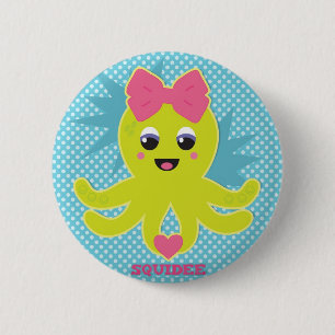 Vierkant Ronde Button 5,7 Cm