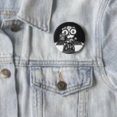 Vierkant Ronde Button 5,7 Cm (In situ)