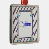 Vierkant Sieraad Metalen Ornament (Rechts)