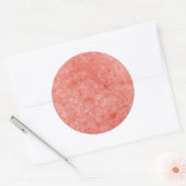 vierkant Sierkussen – 16'' x 16 Ronde Sticker (Envelop)