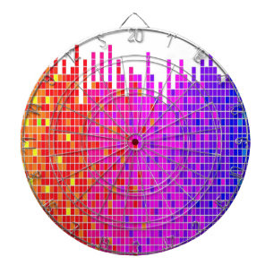 vierkant spectrum abstract dartbord