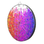 vierkant spectrum abstract dartbord (Voorkant Rechts)