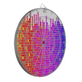 vierkant spectrum abstract dartbord (Voorkant Links)
