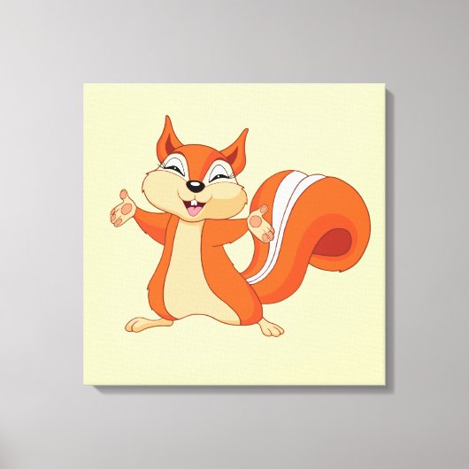 Vierkant speeltouw canvas afdruk (Voorkant)