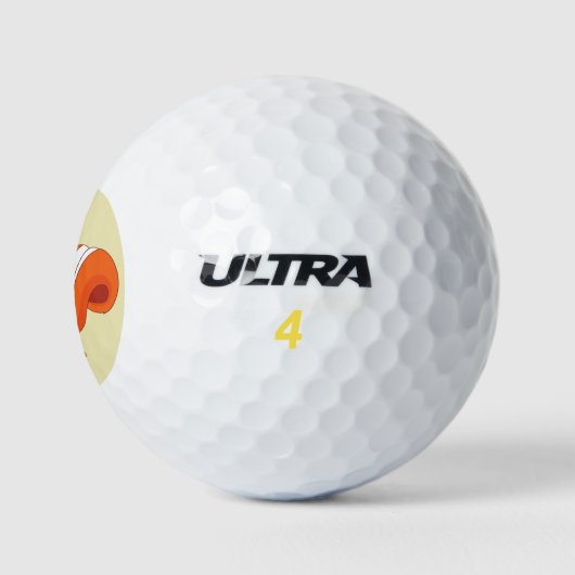 Vierkant speeltouw golfballen (Logo)