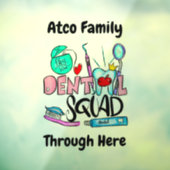 Vierkant tandwiel raamsticker (Vel 3)