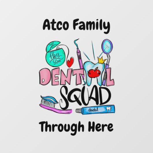 Vierkant tandwiel raamsticker (Vel)