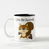 vierkant tweekleurige koffiemok (Links)