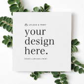 Vierkant Uitnodiging | Ontwerp Uploaden 5.25" Doe-