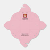 Vierkant uitpakken bedankdoosjes (Uitgevouwen)