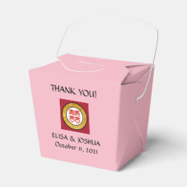 Vierkant uitpakken bedankdoosjes