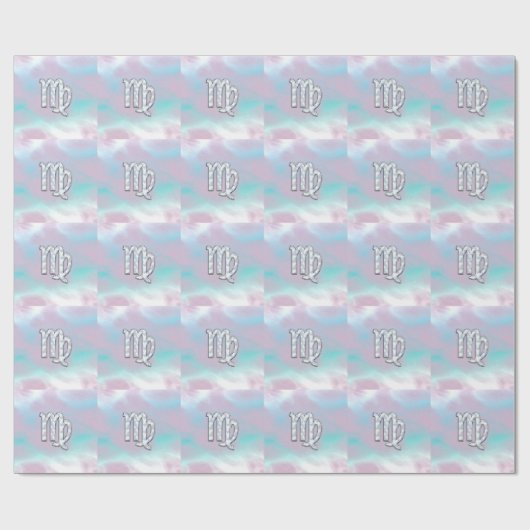 Vierkant van de dierentuin op Pastels Moeder van P Cadeaupapier (Vlak)