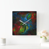 Vierkant van de Kunst van het ontstaan het Blauwe Vierkante Klok (Huis)