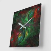 Vierkant van de Kunst van het ontstaan het Groene Vierkante Klok (Hoek)