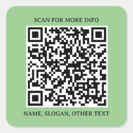 Vierkant verbinden: Zakelijke QR Code Sticker