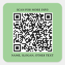 Vierkant verbinden: Zakelijke QR Code Sticker