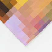 Vierkant vierkant vierkant met veelhoekige geometr fleece deken (Hoek)