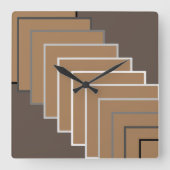 Vierkant Vierkante Klok (Voorkant)