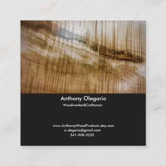 Vierkant Visitekaartje voor en achter (Voorkant)