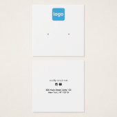 Vierkant voeg Logo-staaf toe die de Kaart HOlder-b (Voorkant /achterkant)