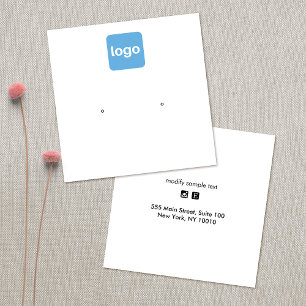 Vierkant voeg Logo-staaf toe die de Kaart HOlder-b