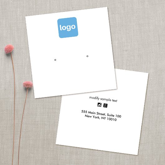 Vierkant voeg Logo-staaf toe die de Kaart HOlder-b