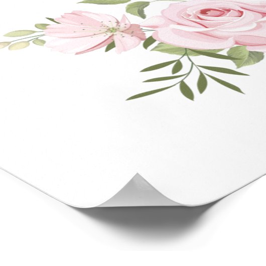 vierkant voor vrolijke vrouwen poster (Hoek)