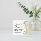 Vierkant wild vierkante visitekaartje (Staand voorkant)