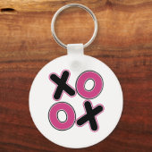 Vierkant XOXO Sleutelhanger (Voorkant)