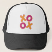 Vierkant XOXO Trucker Pet (Voorkant)