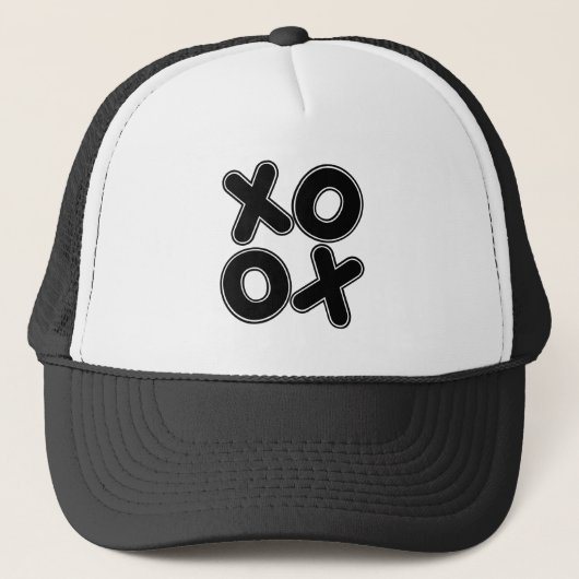 Vierkant XOXO Trucker Pet (Voorkant)