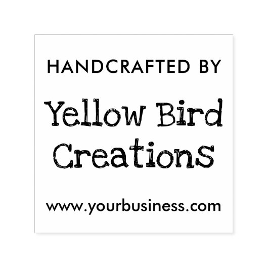 Vierkant zelfinnemend rubberstempel zelfinktende stempel (Design)