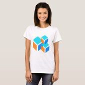 Vierkantdozen T-shirt (Voorkant volledig)
