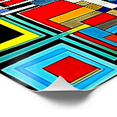 Vierkante 2 perfect poster (Hoek)