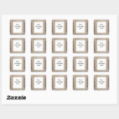 Vierkante afbeelding-lijst aanpasbare stickers (Vel)