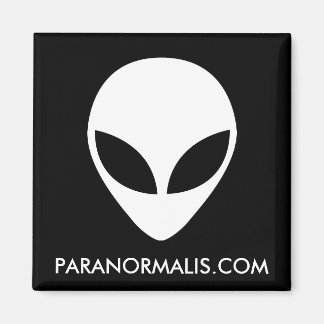 Vierkante Alien Head Koelkast Magneet